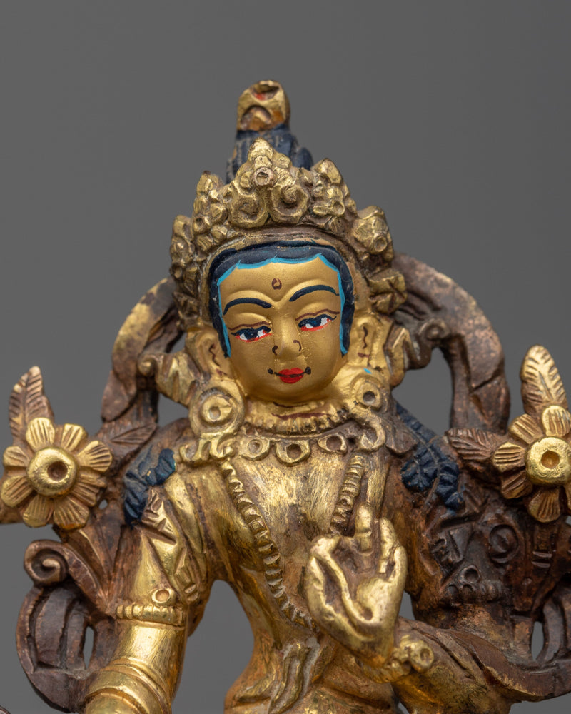 8cm "White Tara Statue | Delicate Statue for Mindfulness Practice