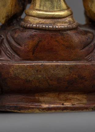 8cm "White Tara Statue | Delicate Statue for Mindfulness Practice