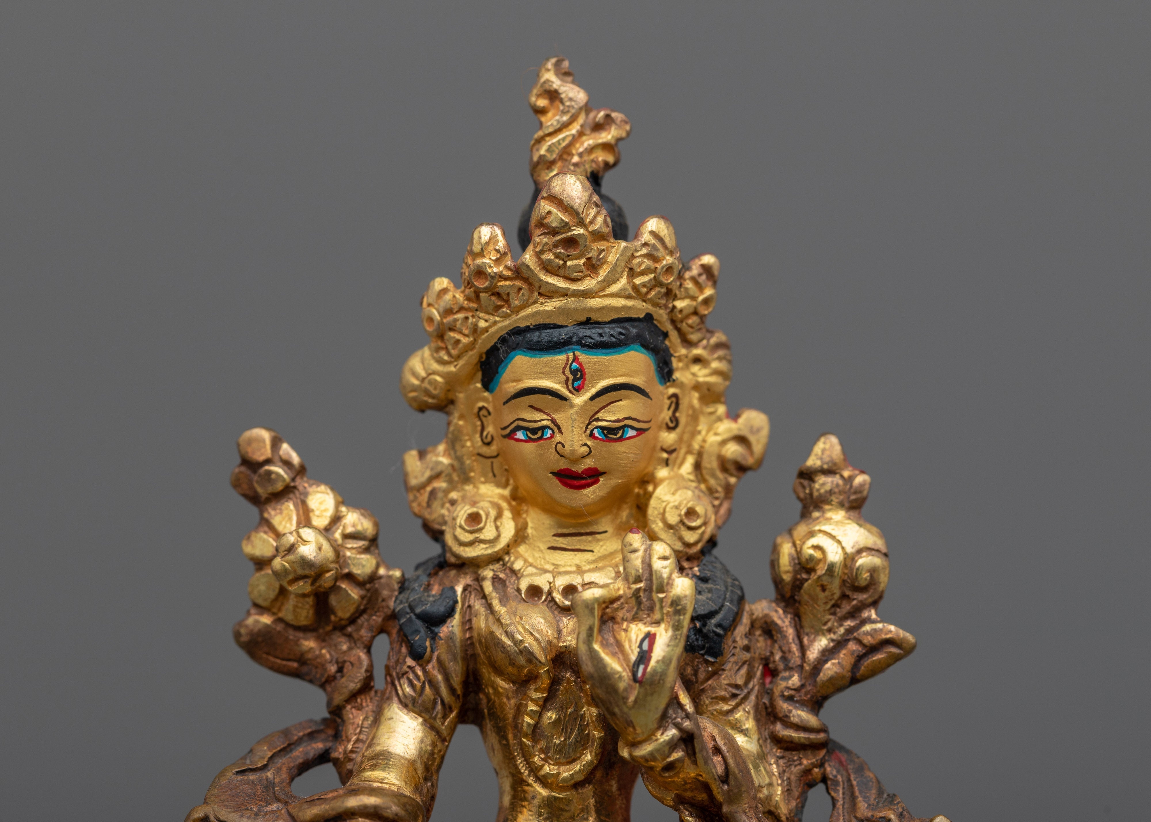 Elegant White Tara Statue | Goddess Statue for Spiritual Awakening