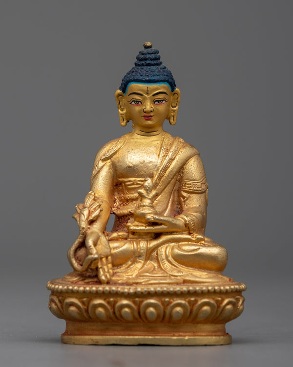 Tiny Machine Made Medicine Buddha Statue