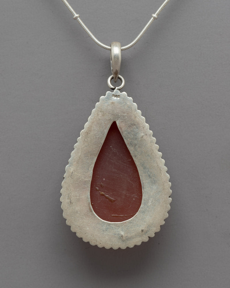 Carnelian Pendant | Handmade Gemstone Beauty