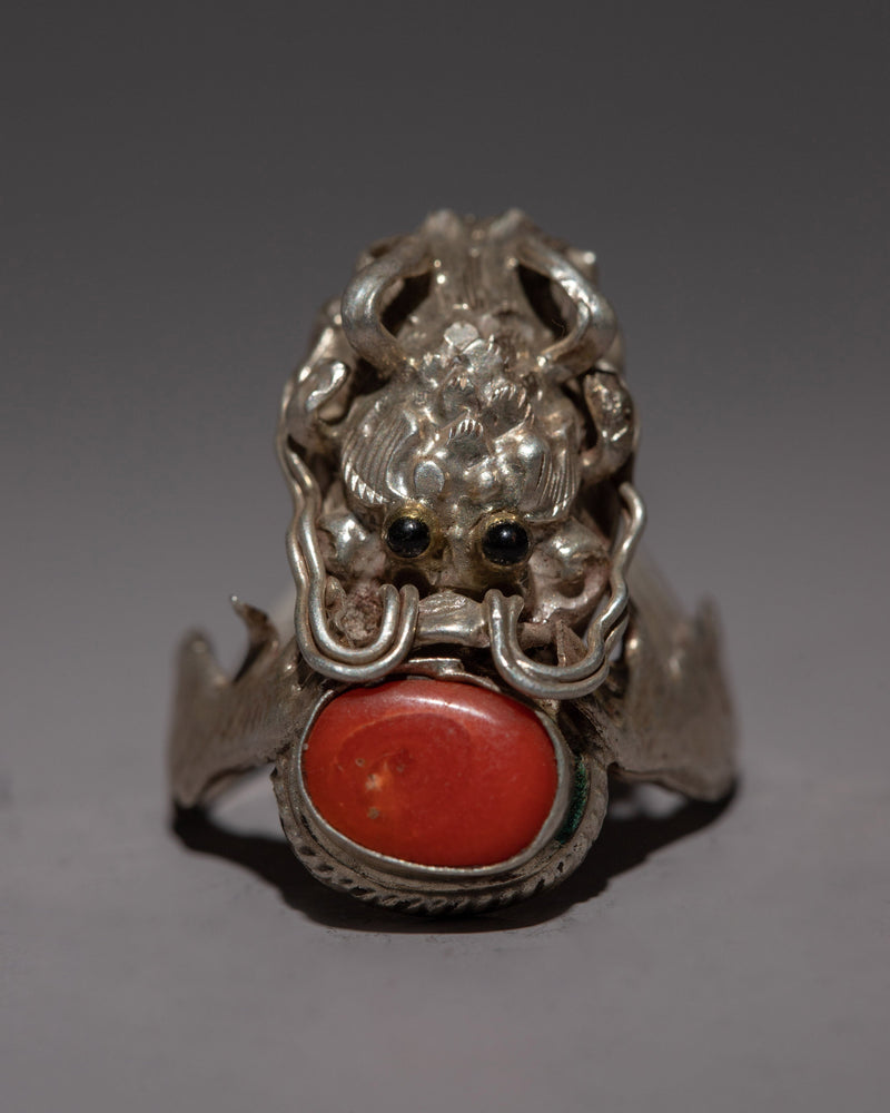 Red Coral Ring