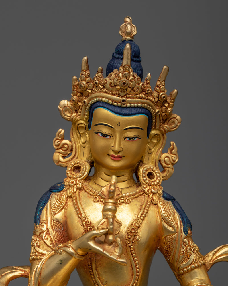 Handmade Vajrasattva Statue for Shrine | Spiritual Enlightenment Decor