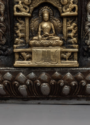 Iron Ghau Box | Sacred Tibetan Prayer Holder