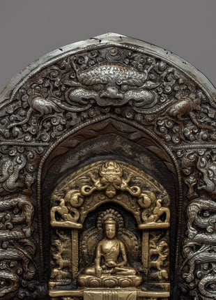 Iron Ghau Box | Sacred Tibetan Prayer Holder