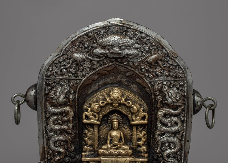 Iron Ghau Box | Sacred Tibetan Prayer Holder