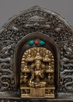 Brass Staue Ghau Box | Buddhist Ghau Handcrafted for You