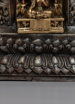 Brass Staue Ghau Box | Buddhist Ghau Handcrafted for You