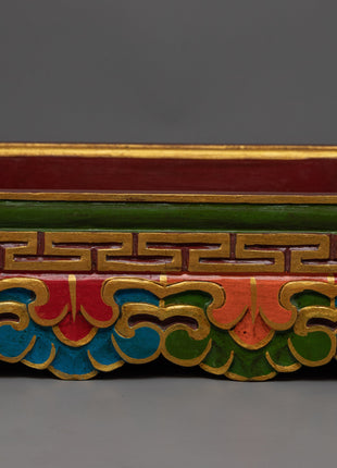 Tibetan Meditation Altar Table | Table for Meditation and Spiritual Practices