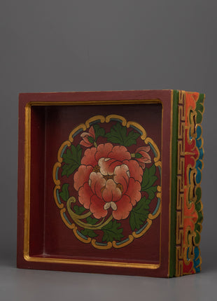 Tibetan Meditation Altar Table | Table for Meditation and Spiritual Practices