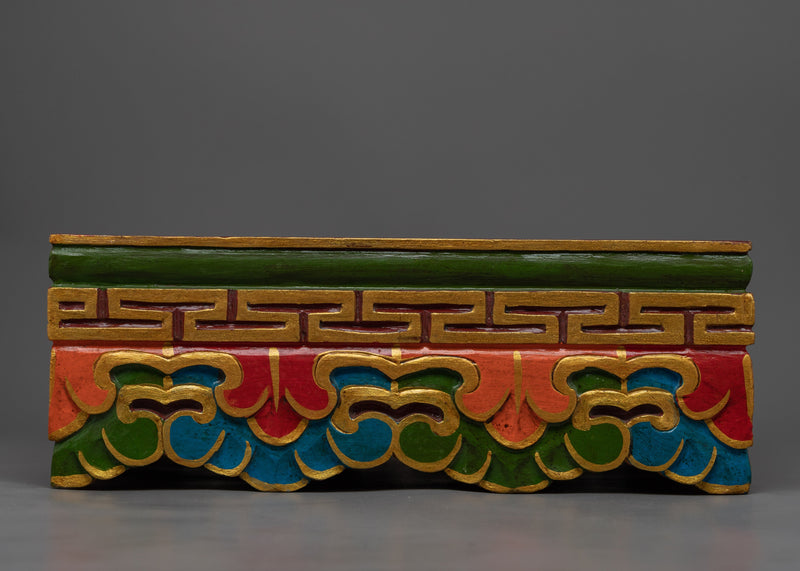 Tibetan Meditation Altar Table | Table for Meditation and Spiritual Practices