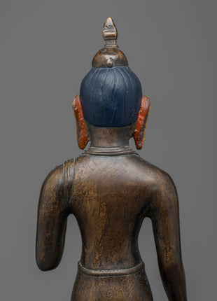 Standing Shakyamuni Buddha Figurine | Beacon of Enlightenment