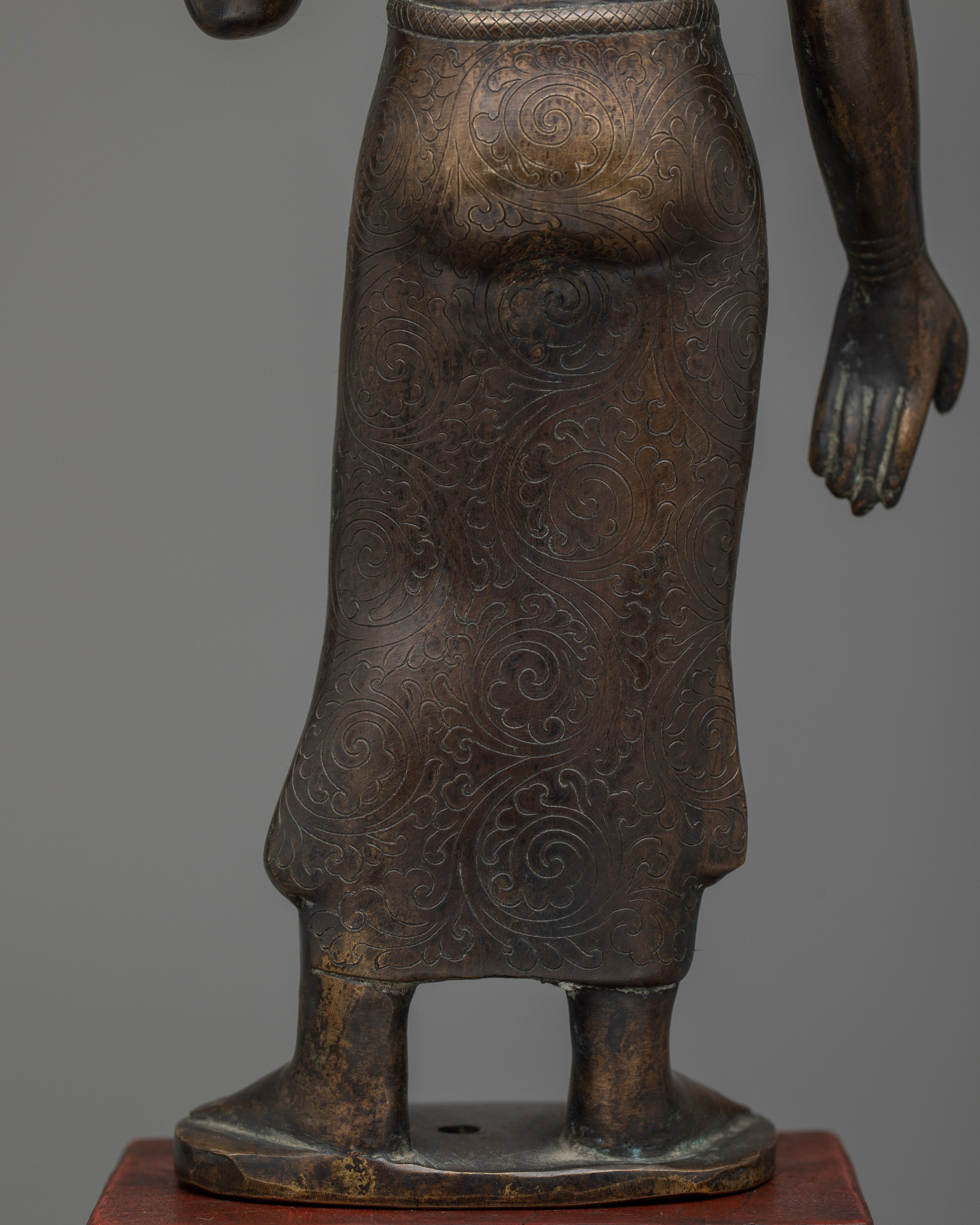 Standing Shakyamuni Buddha Figurine | Beacon of Enlightenment