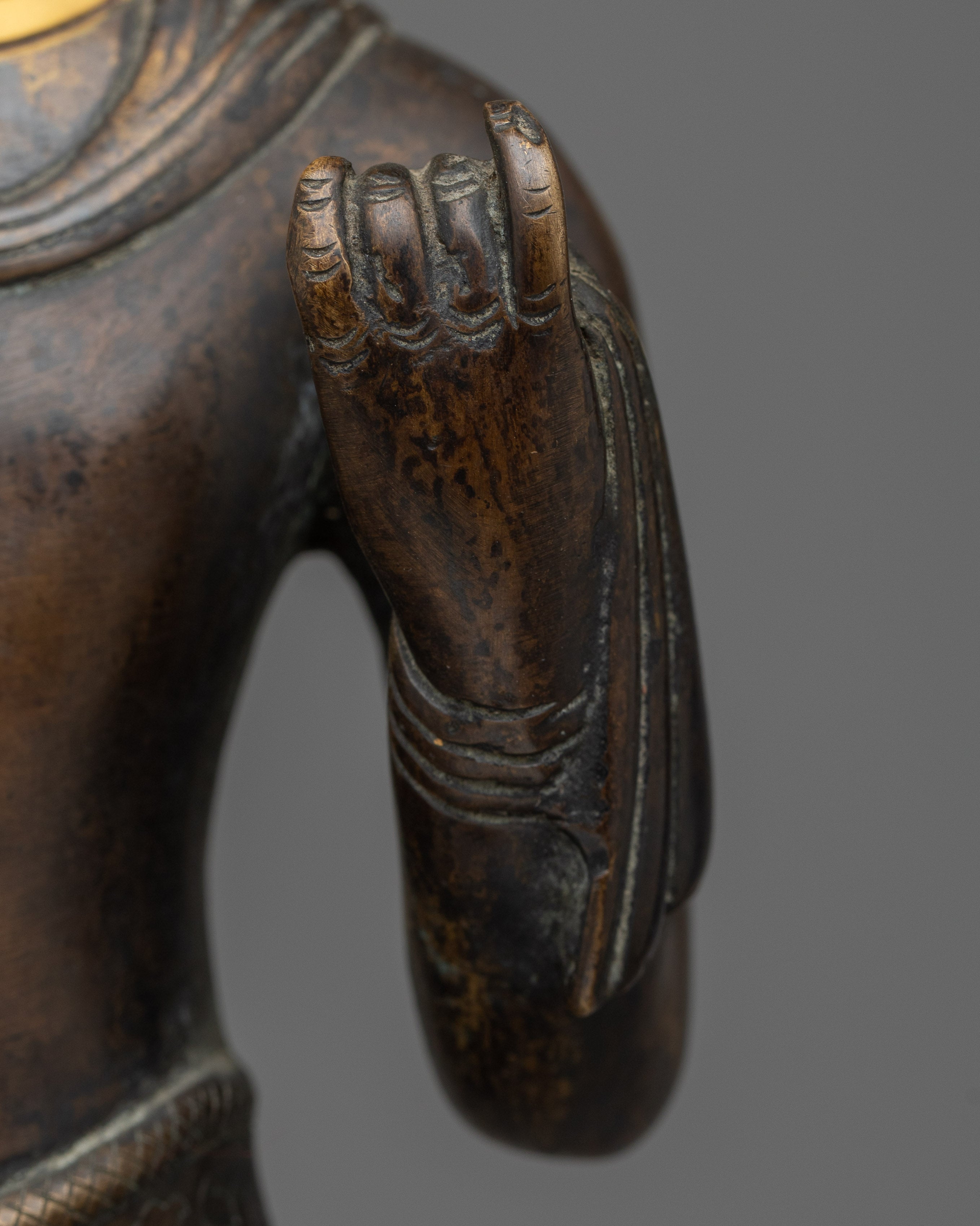Standing Shakyamuni Buddha Figurine | Beacon of Enlightenment