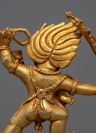 Yamantaka Copper Statue | Traditional Tibetan Yidam Artcraft