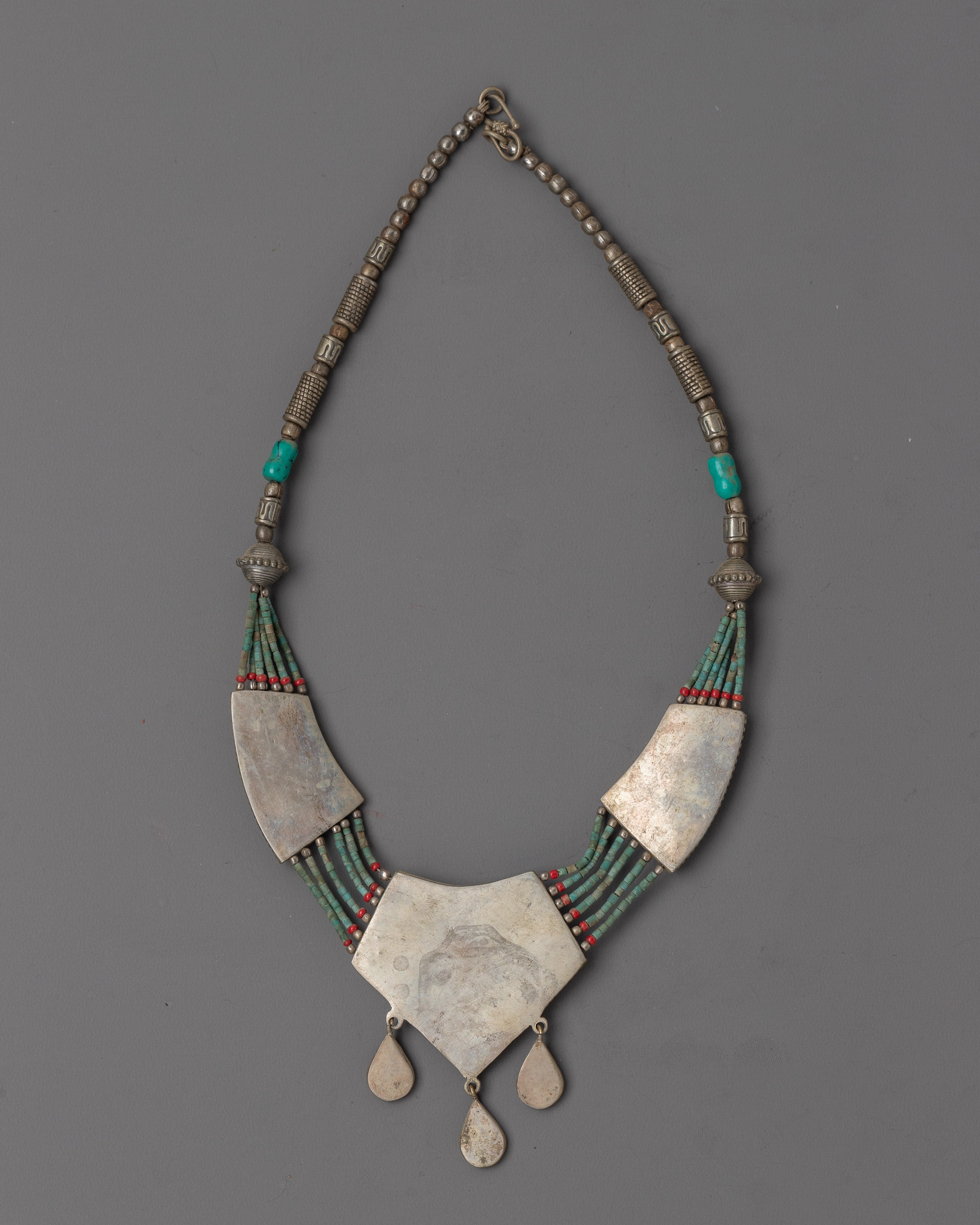 Tibetan Simple Silver Necklace | Experience Timeless Beauty with Handcrafted Jewelry