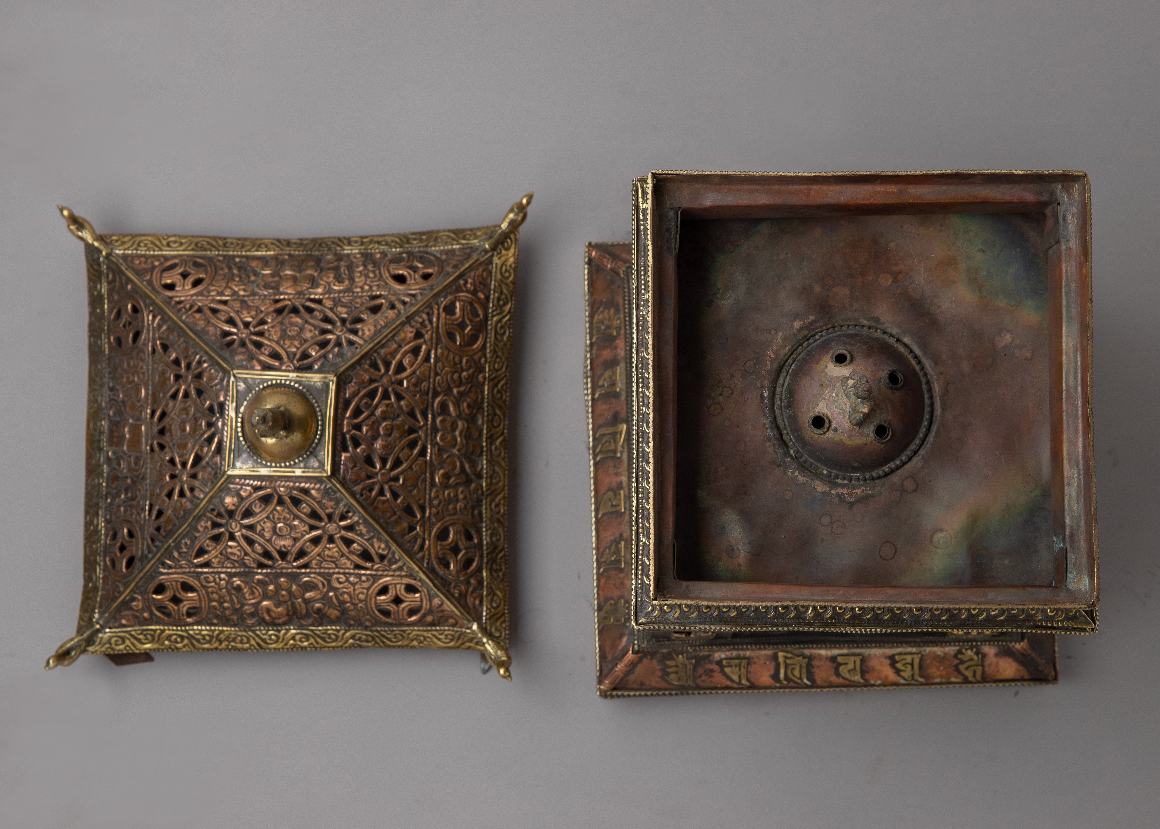 Table Top Prayer Wheel | Sacred Spin in a Compact Design