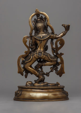 Brass Dorje Phagmo Statue | Meticulous Craftsmanship for Spiritual Statue