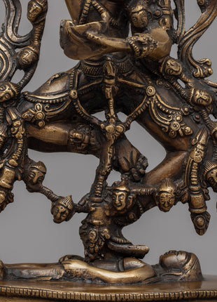 Brass Dorje Phagmo Statue | Meticulous Craftsmanship for Spiritual Statue