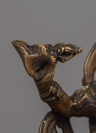 Brass Dorje Phagmo Statue | Meticulous Craftsmanship for Spiritual Statue