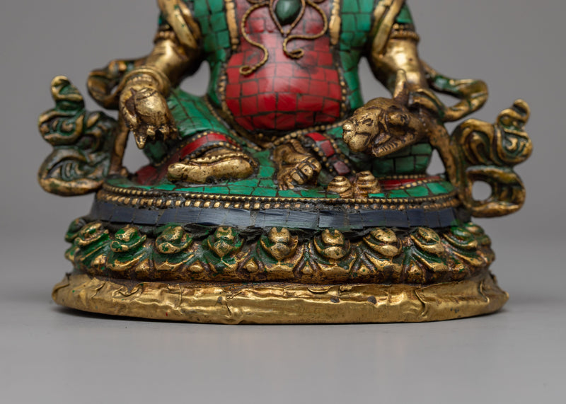 Brass Dzambhala Statue | Deity Of Wealth