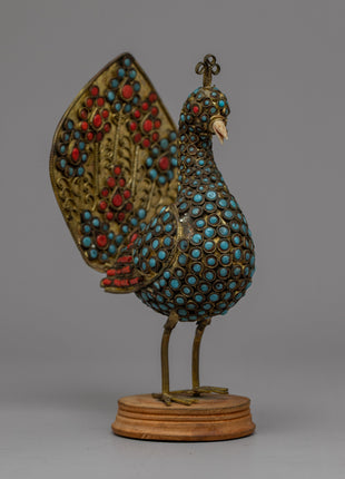 Peacock Statue | Elevate Your Home with Nature's Beauty
