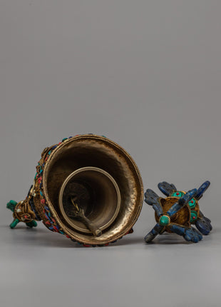 Gemstones Vajra and Bell | Elevate Your Meditation & Rituals