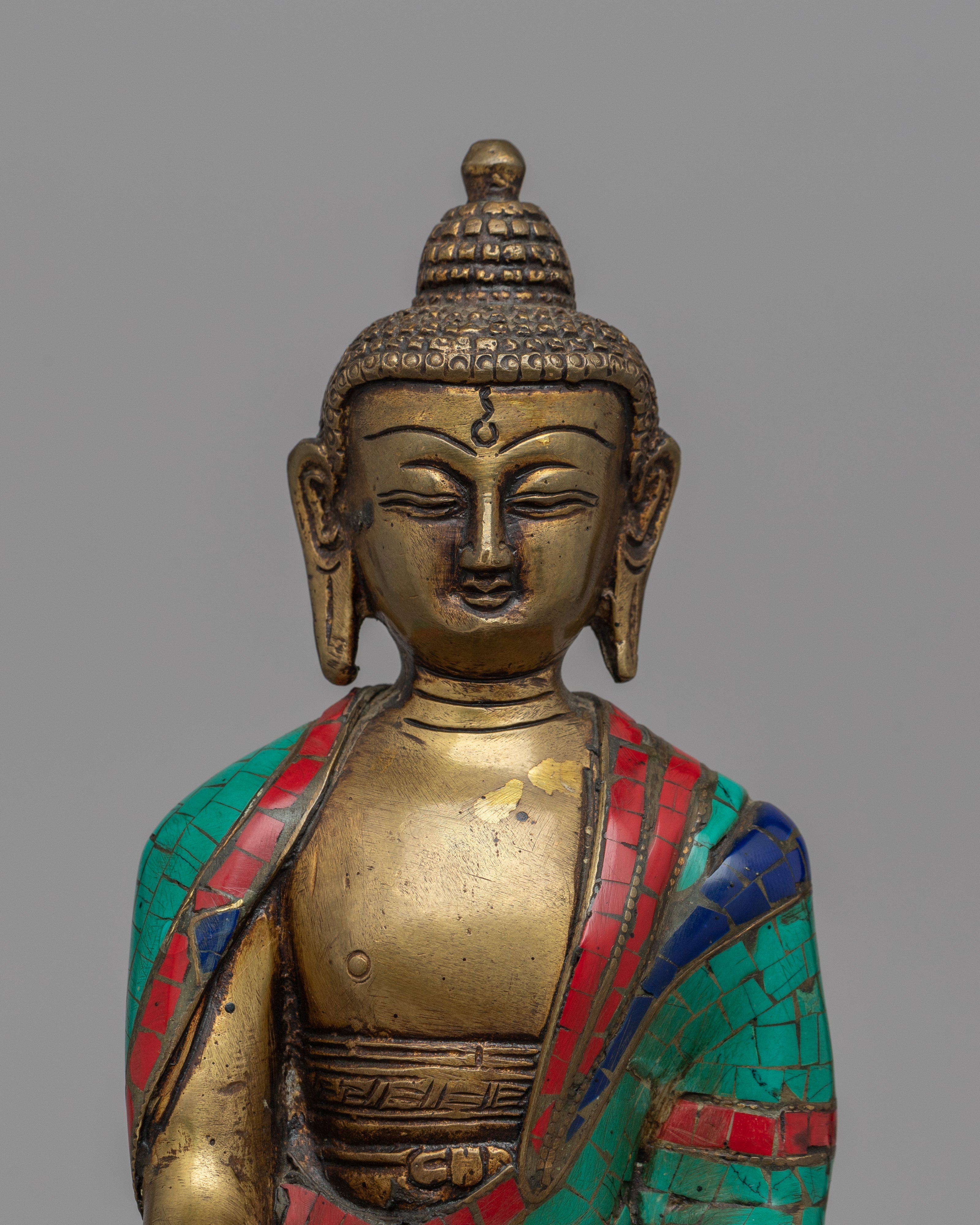 Brass Shakyamuni Buddha Statue | Artistic Expression of Peace