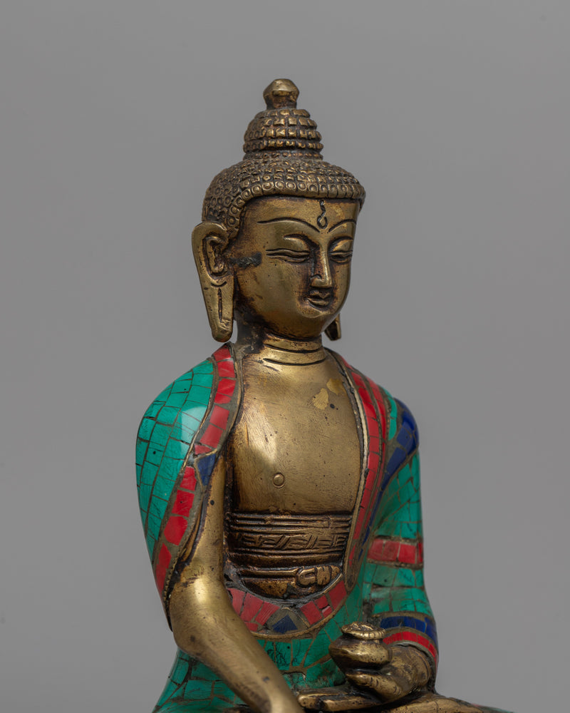 Brass Shakyamuni Buddha Statue | Artistic Expression of Peace