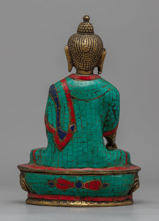 Brass Shakyamuni Buddha Statue | Artistic Expression of Peace