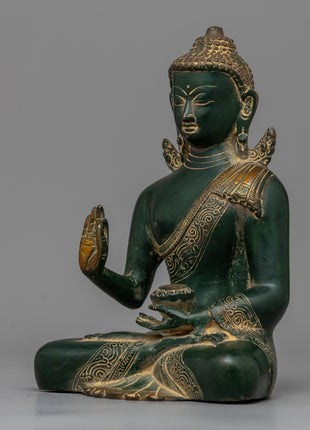 Handcrafted Amoghasiddhi Buddha Statue | Elevate Your Space with Buddha Statue