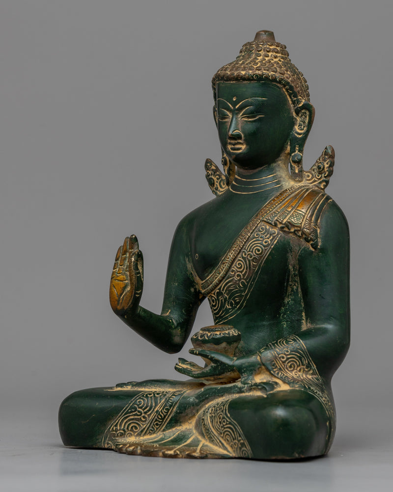 Handcrafted Amoghasiddhi Buddha Statue | Elevate Your Space with Buddha Statue
