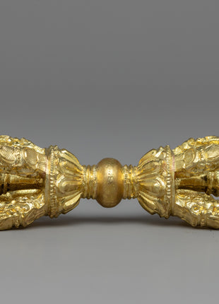 Tibetan Sacred Vajra and Bell Set | Sacred Instruments for Meditation & Rituals