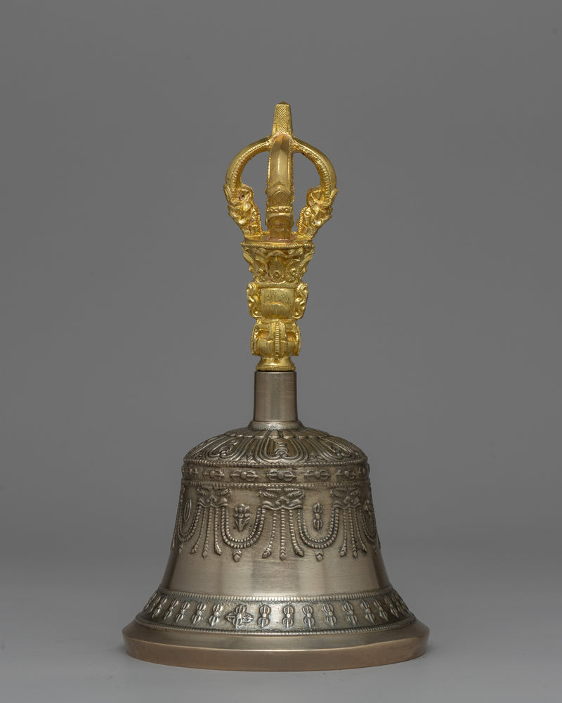 Buddhist Vajra and Bell Set | Traditional Tibetan Meditation Tools