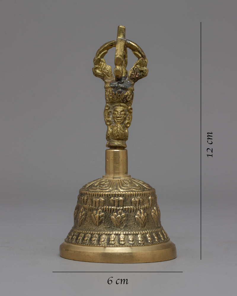 Charming Brass Bell | For Meditation, Rituals, and Home Decor