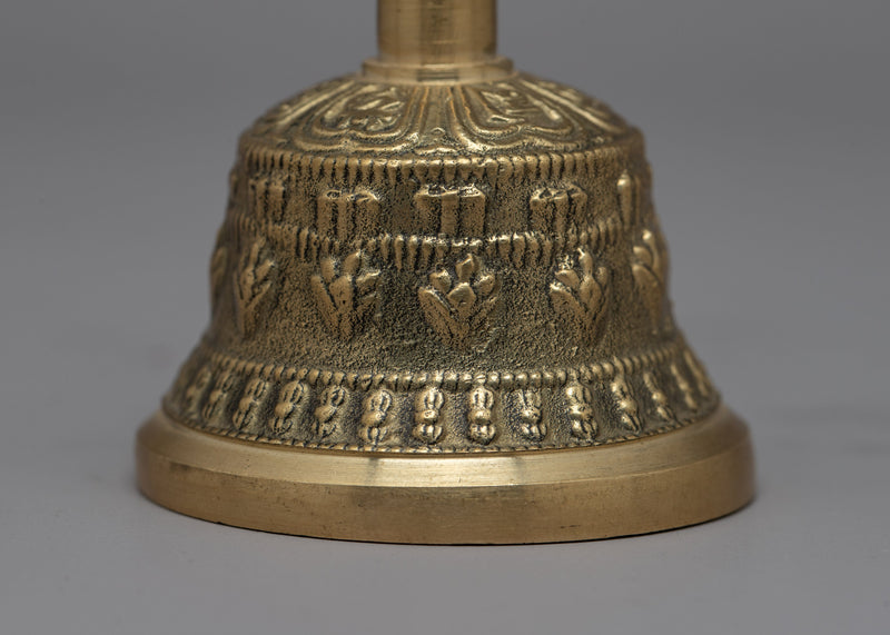 Charming Brass Bell | For Meditation, Rituals, and Home Decor