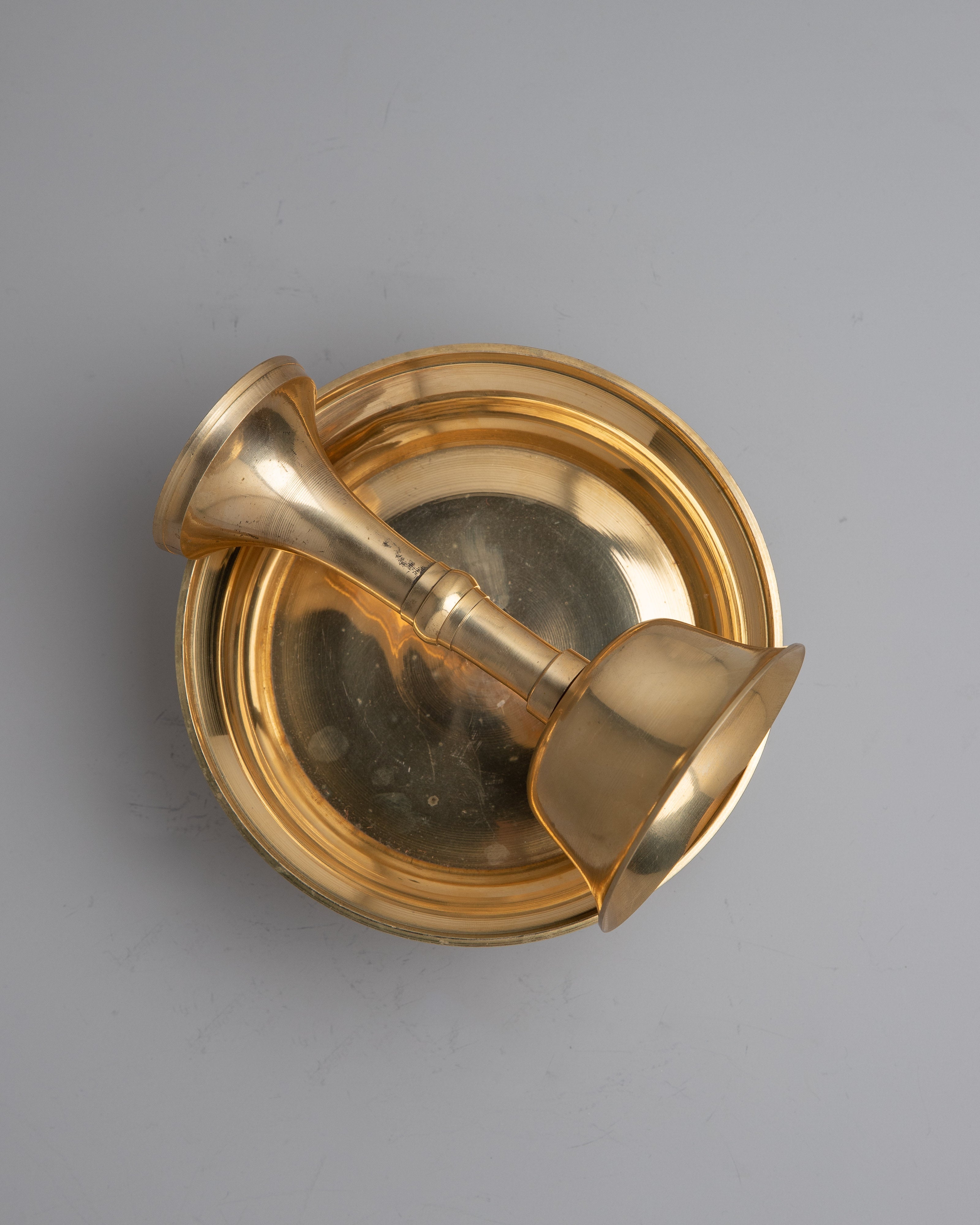 Buddhist Serkyem Set |  Traditional Tibetan Brass Serkyem