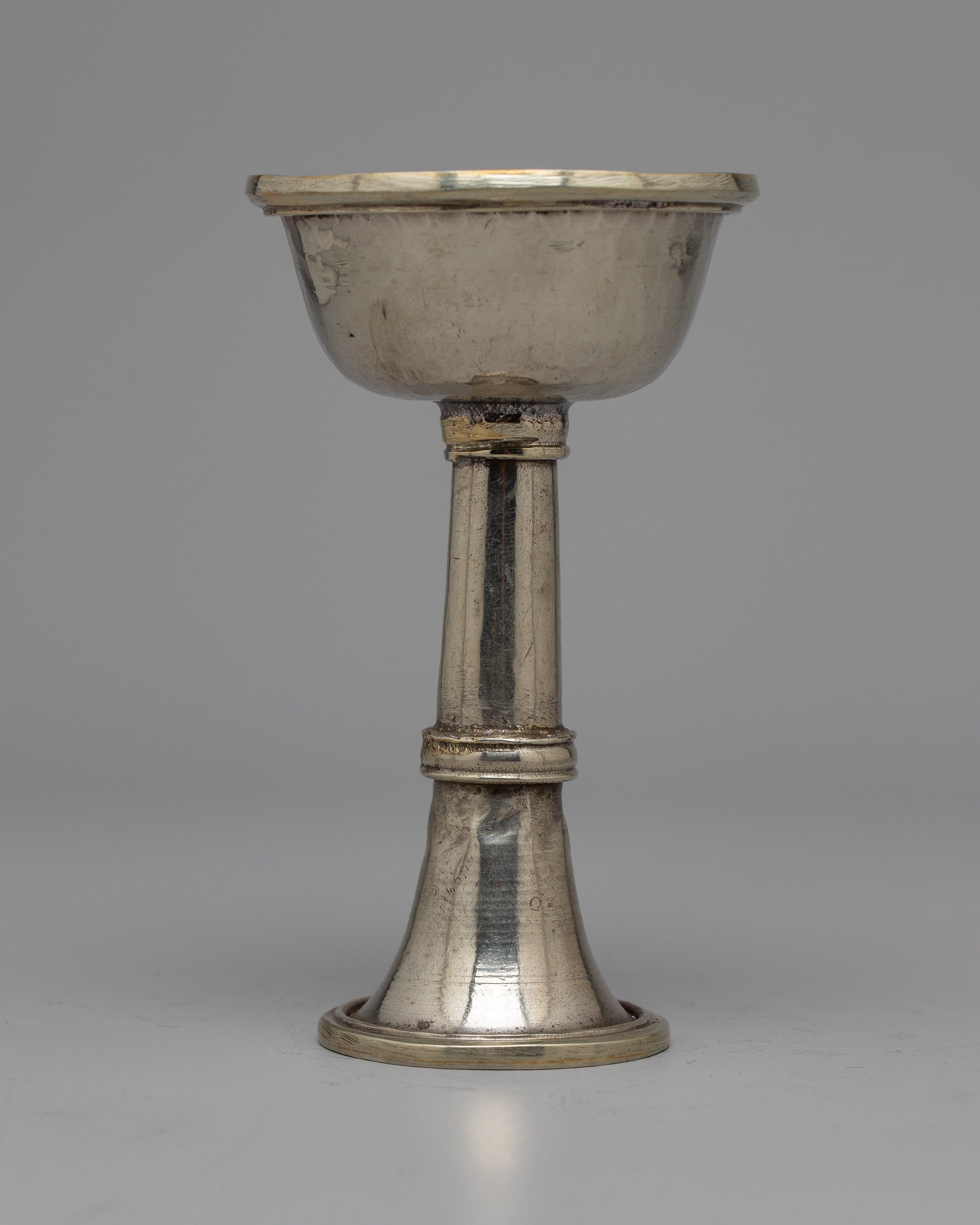 Silver Water Offering Serkyem | Perfect for Sacred Water Devotional Rituals