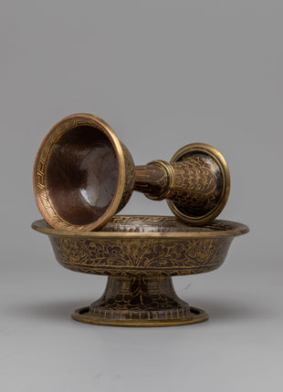Copper Serkyem Set | Genuine Tibetan Artisan Craft