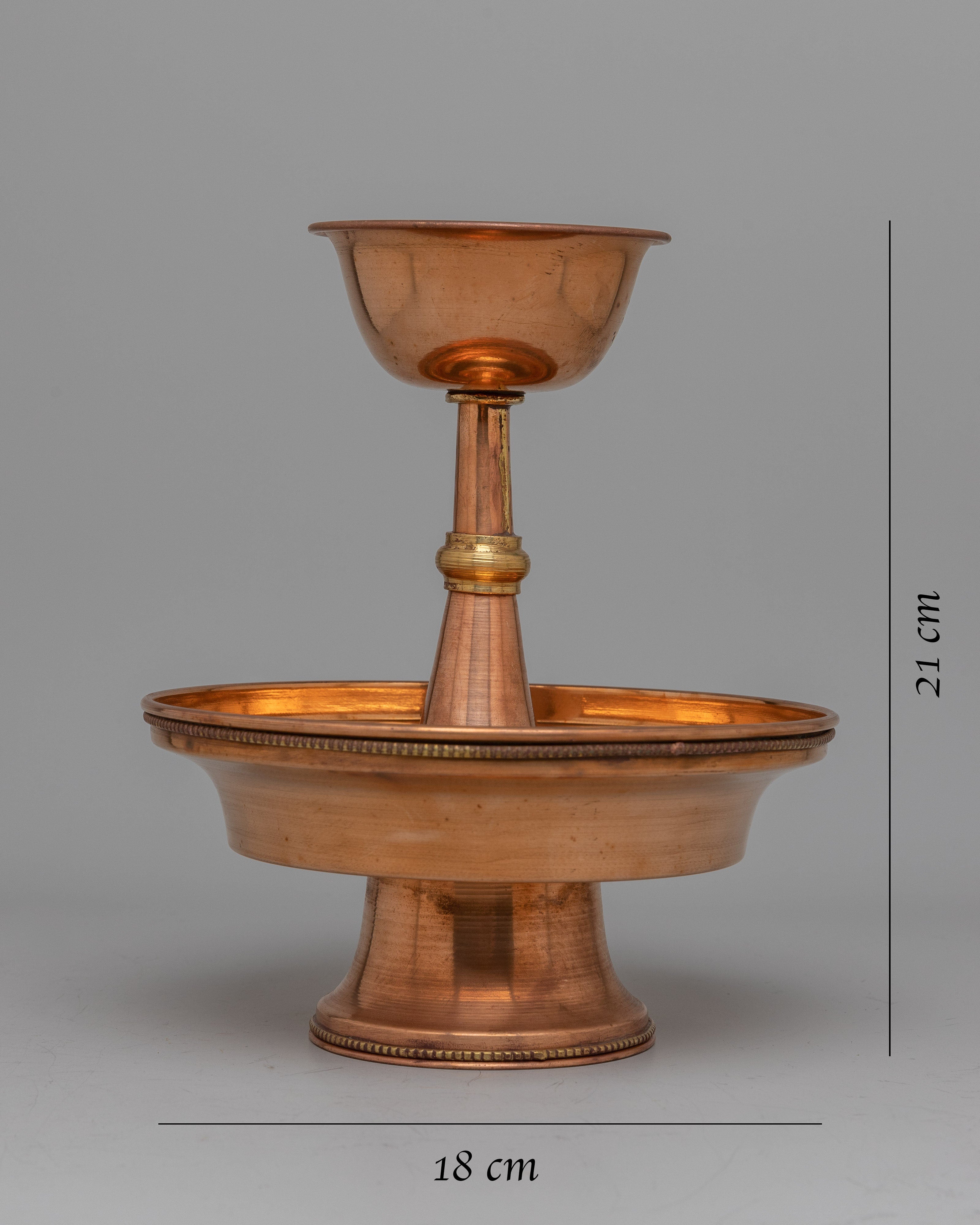 Copper Serkyem Set | Embracing Tibetan Traditions & Rituals