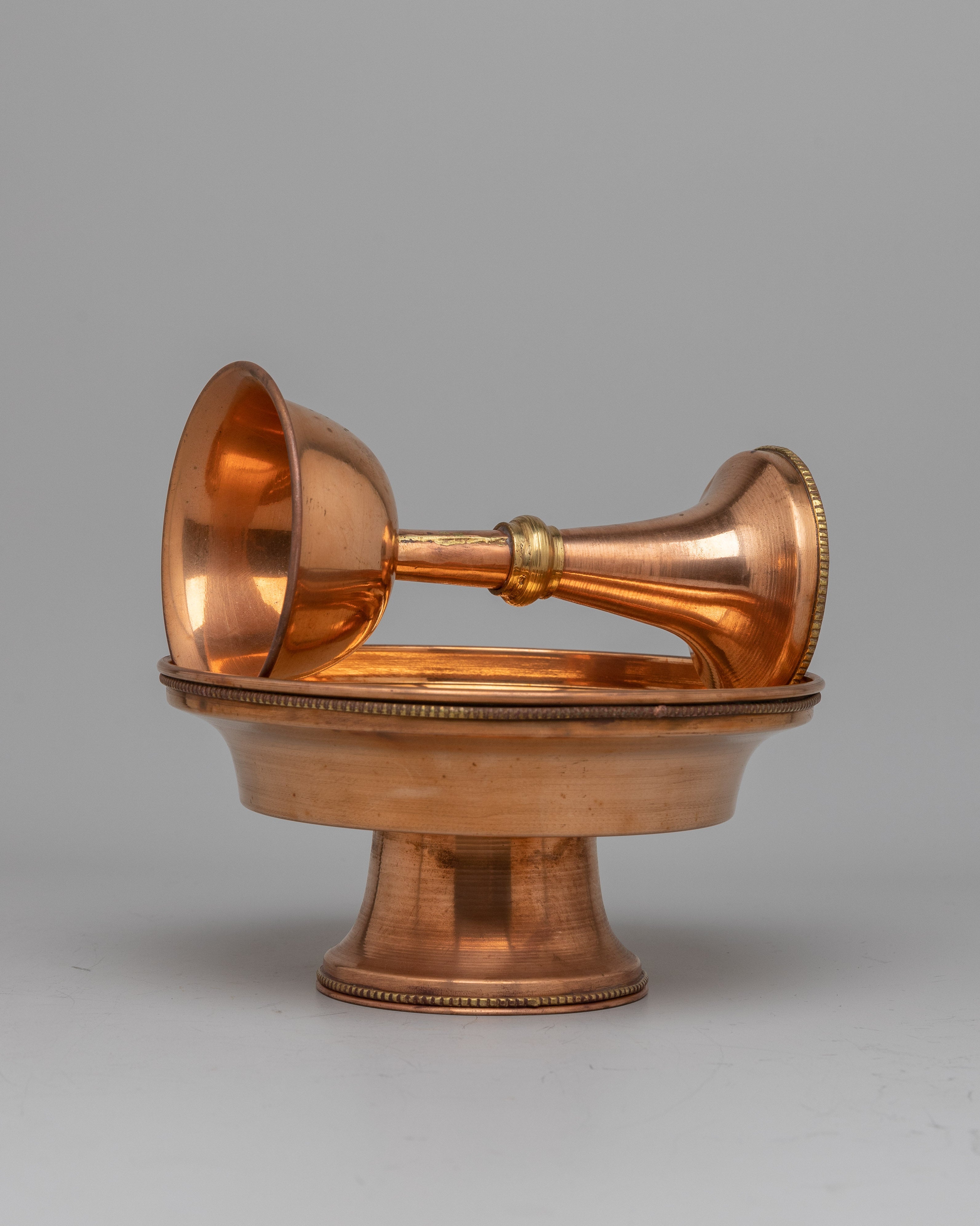 Copper Serkyem Set | Embracing Tibetan Traditions & Rituals