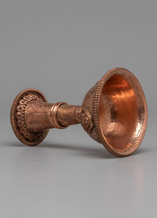 Auspicious Symbol Carved Serkyem Set | Handcrafted with Sacred Symbols for Blessings & Offerings