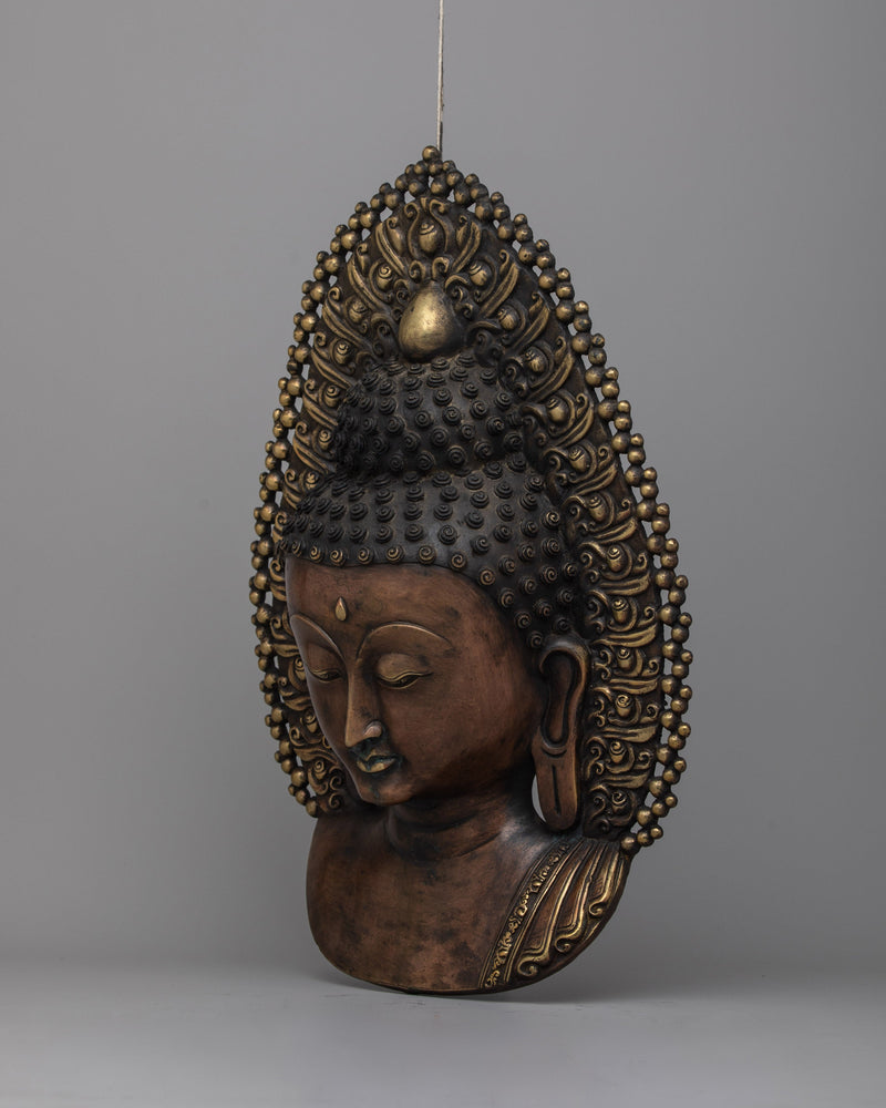 Lord Buddha Head Statue | Serene Addition to Your Meditation Space