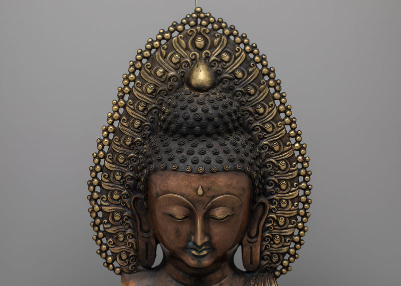 Lord Buddha Head Statue | Serene Addition to Your Meditation Space