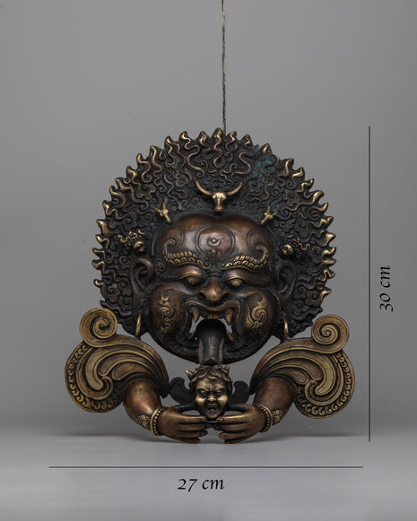 Mahakala Face Wall Hanging | A Potent Protector for Your Home