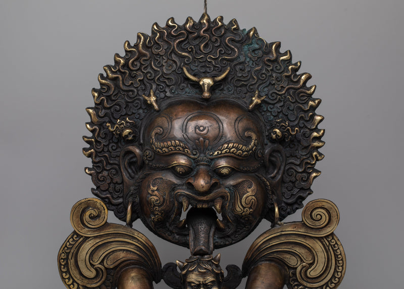 Mahakala Face Wall Hanging | A Potent Protector for Your Home