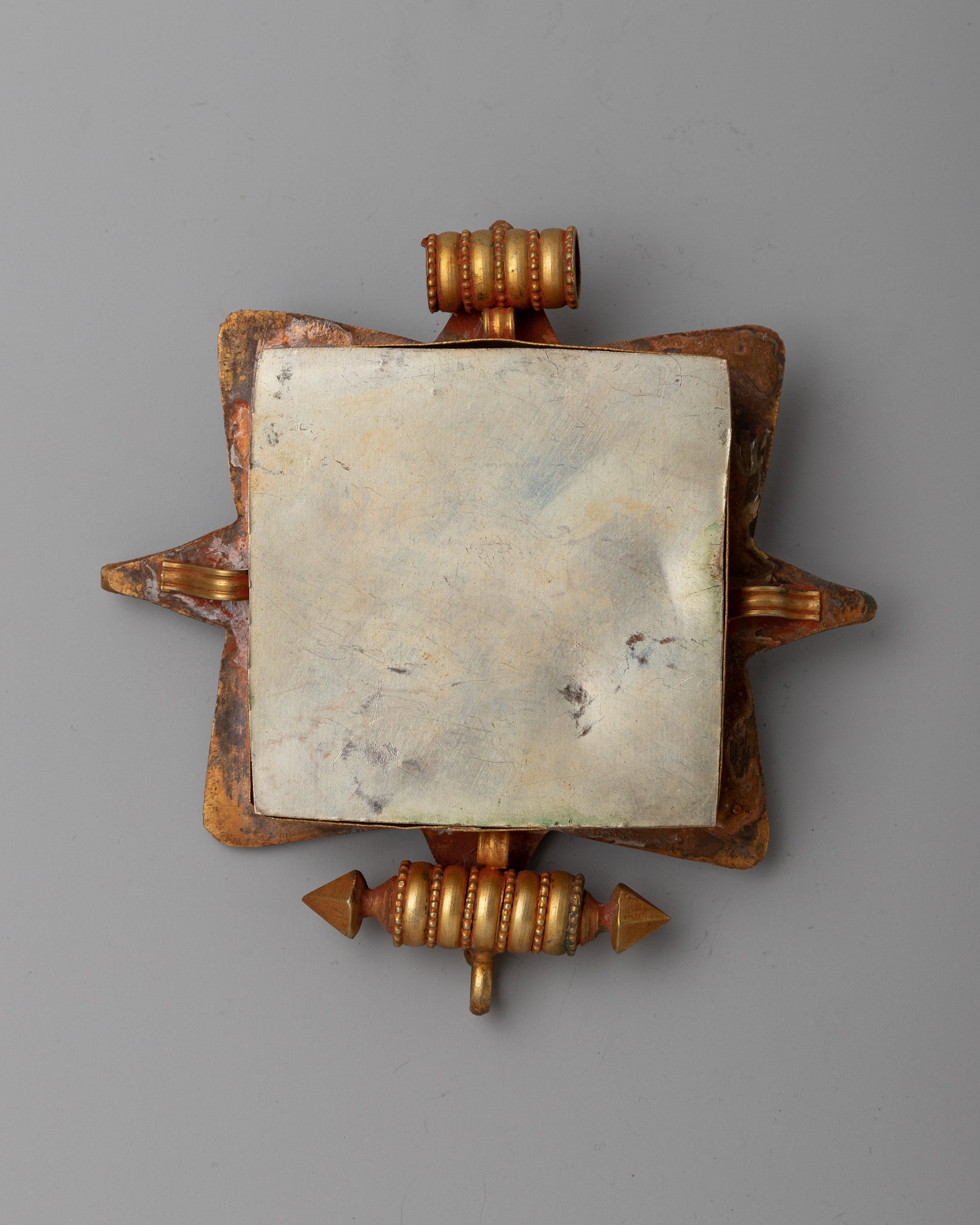 Star Ghau Prayer Box | Portable Shrine with Cosmic Design Locket Box