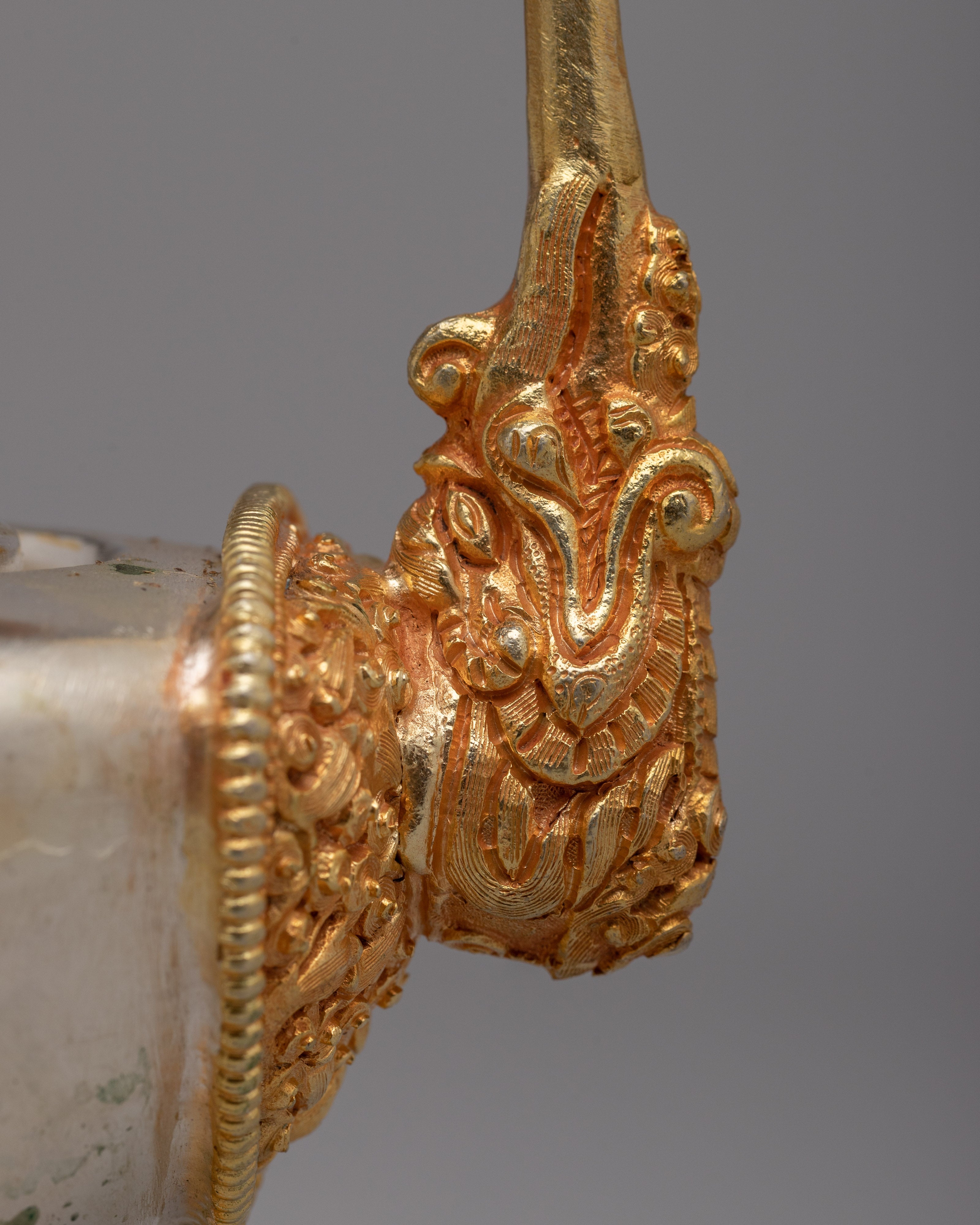 Silver Plate Copper Bumpa | Tibetan Buddhism Purification Vase
