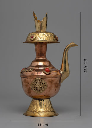 Tibetan Ritual Vase | Sacred Offering Bhumpa