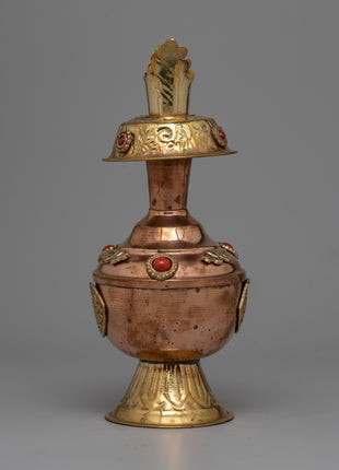Tibetan Ritual Vase | Sacred Offering Bhumpa